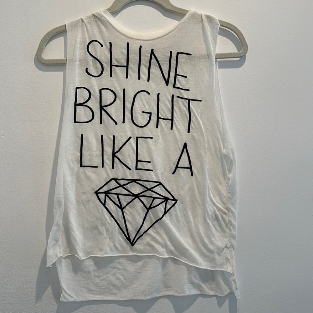 Shine like a diamond tank top